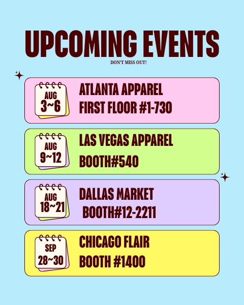 Upcoming Trade Show Events